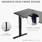 VIVO Electric 71 x 30 in Rustic Standing Desk, Memory Height Adjustment - Image 4