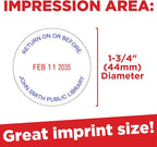 Mark 2000 54045 Professional Self Inking Round Date Stamp - Image 3
