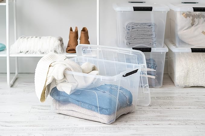 IRIS USA 40 QT Plastic Storage Box - Image 5