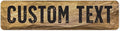 Custom Sign, Custom Street Sign, 11 Font Colors, 13 Font Styles, 4 Hole Options by MySignCenter
