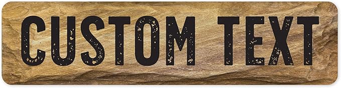 Custom Sign, Custom Street Sign, 11 Font Colors, 13 Font Styles, 4 Hole Options by MySignCenter