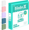 BinderX Extra Durable 1.5 Ring Binder, Round Ring 1.5 Inch Binders, Fits 325 by Sooez