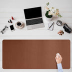 CENBBIE Leather Desk Mat Protector Super Large 51.18"x23.62" Desk Blotter Pad - Image 4