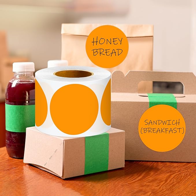 3 Inch Round Color Coding Labels - Image 6