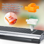 Small Paper Trimmer, Portable Paper Cutter for Label, Origami, Card, Photo, Coupon, Scrapbook, Cardstock, Laminated Paper, and Craft Project