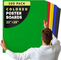 Hygloss Large Colored Poster Board 22x28 by HyglossProductsInc