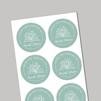 Personalized from The Library of Stickers - Custom Book Labels for Library (50-1000 Stickers)