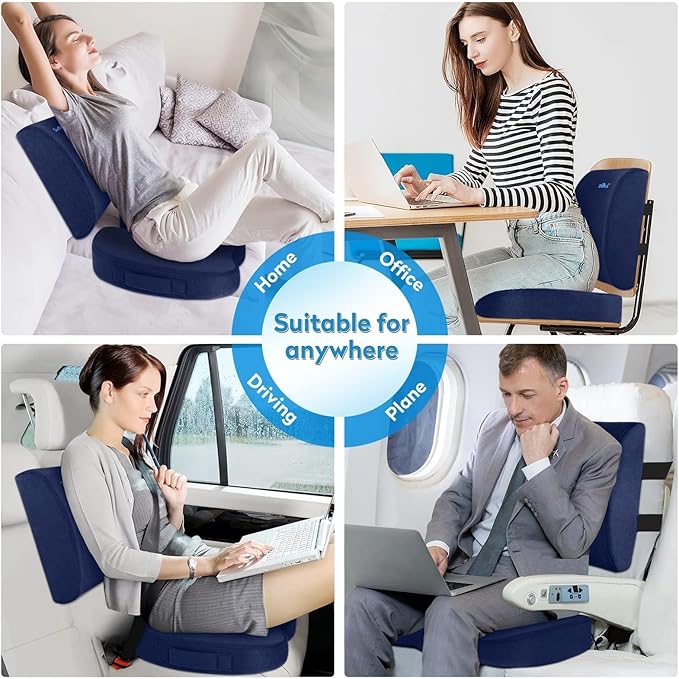 CloudBliss Seat Cushion, Office Chair Cushions, Car Seat Cushion, Lumbar - Image 7