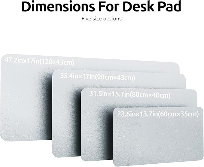 YSAGi Leather Desk Pad Protector, Office Desk Mat, Large Mouse Pad, Non-Slip PU - Image 8