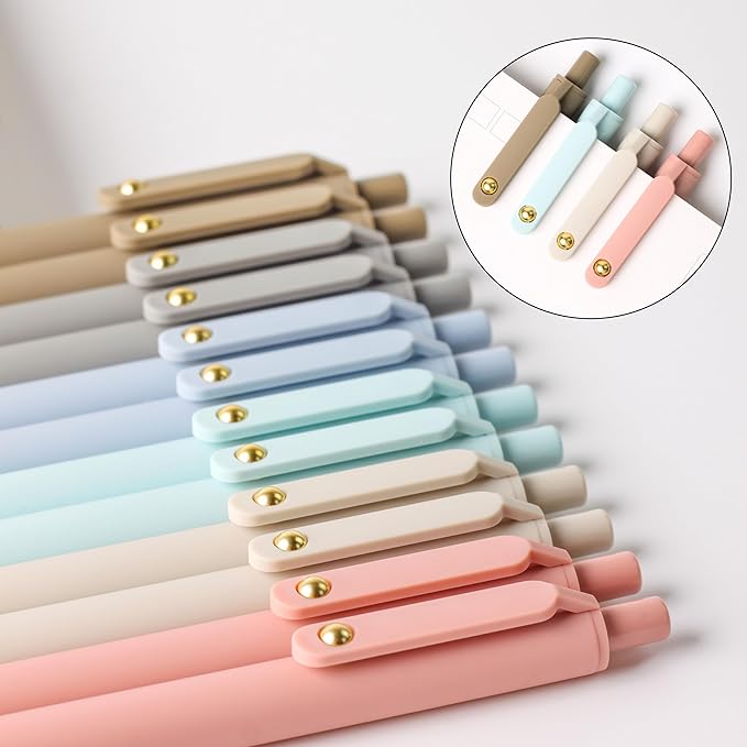 CRYLLIS Gel Pens, Smooth Writing Nursing, Fine Point, Office Supplies Pack - Image 8