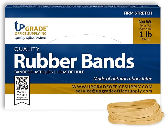 Upgrade Rubber Bands Size 64, 1 lb Boxes, 10-Box Case - Image 3