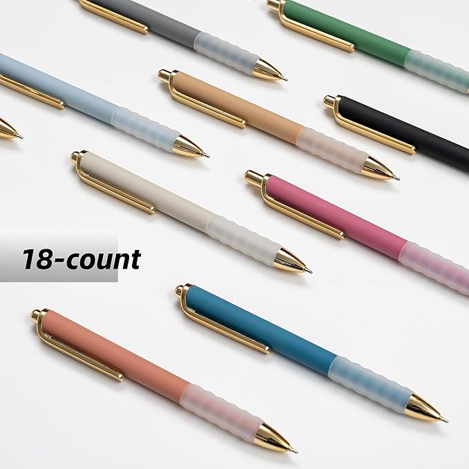 Linbsunne Ballpoint Pens Black Medium Point 1mm Pen - Image 4