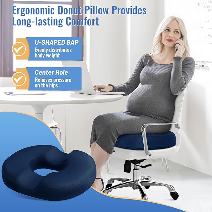 CloudBliss Donut Pillow Seat Cushion - Image 3