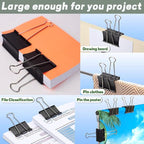 TOTDTDA 3 Inch Extra Large Jumbo Binder Clips, Heavy Duty Paper Clamps - Image 4