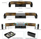 Spacrea Metal Desk Organizers and Accessories, Dual Monitor Stand Riser - Image 5