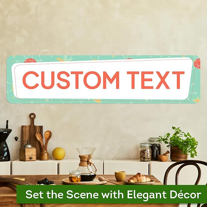 Custom Sign, Custom Street Sign, 11 Font Colors, 13 Font Styles, 4 Hole Options - Image 4