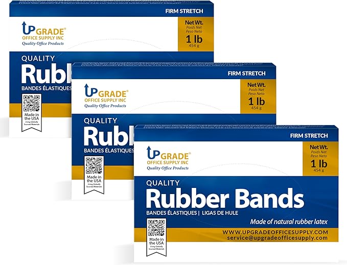 Upgrade Rubber Bands Size 64, 1 lb Boxes by UpgradeOfficeSupply