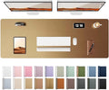 YSAGi Leather Desk Pad Protector, Office Desk Mat, Large Mouse Pad, Non-Slip PU by YSAGi