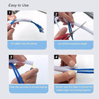 CrocSee 10ft - 1.25 inch Braided Cable Management Sleeve Cord Protector - - Image 6