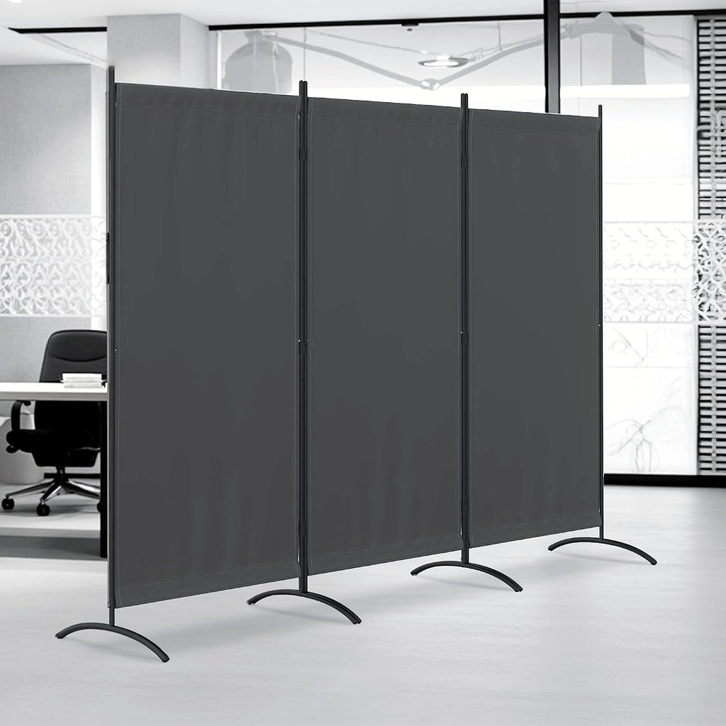 3 panel room divider 6 ft folding screen, main product view
