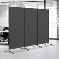 3 panel room divider 6 ft folding screen, main product view