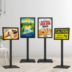 STANDNEE Heavy-duty Poster Stand Holder 11"x 17" Pedestal Floor Standing Sign - Image 5