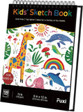 Sketch Book for Kids, 100 Sheets Drawing Paper for Kids, Spiral Sketch Pad for by SketchBook