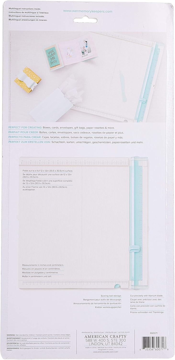 We R Memory Keepers Trim and Score Board, Includes 12x12 Inch Board and One S...