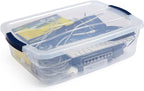 Rubbermaid Cleverstore 17 Qt Clear Storage Bins - Image 2