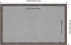 Amanti Art Grey Framed Magnetic Board 27x43 Large Vision Board - Image 4