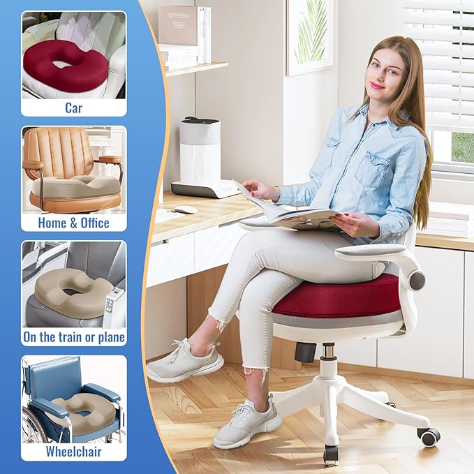 CloudBliss Donut Pillow Seat Cushion Chair Pad - Image 6