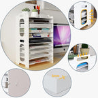 Natwind Office Paper Organizer for Desk Desktop Organizer File Holder Office - Image 5
