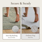 GENIMO Runner Rug 2x6 Non Slip Machine Washable Hallway Runner Rug, Low Pile - Image 8