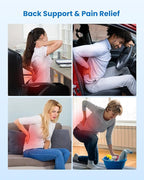 COMFIER Lumbar Support Pillow for Office Chair, Heated Back Support Pillow - Image 5