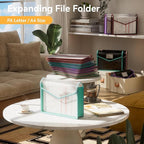 ABC life 8 Pack File Folder, Large Capacity Folders - Image 2