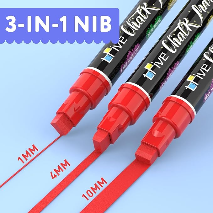 TFIVE Red Liquid Chalk Markers - Image 3