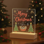 FRELWIM 5.9 x 5.9 Inch Warm LED Message Memo Note Board - Image 4
