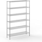 Regal Altair 18" Deep x 60" Wide x 96" Height Wire Shelving Kit | 6-Tier | NSF by Regal+Altair