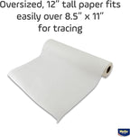 Helix - Sketch & Tracing Paper Roll - 12 Inch by 50 Yards - Transparent - Image 3