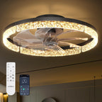 addlon 20" ceiling fans with lights and remote, main product view