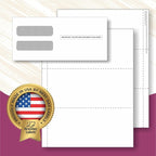 NextDayLabels - 3 UP Laser W-2 Forms, Employee Copy, Horizontal Format - Image 2