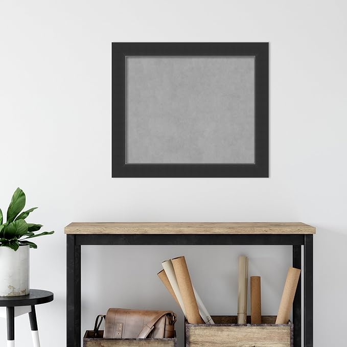 Amanti Art Black Framed Magnetic Board 25x29 Medium Vision Board - Image 5