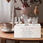 URLLUAE Little Reminders Mental Health Wooden Pen Pencil Holder - Image 4