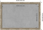 Amanti Art Silver Framed Magnetic Board 14x20 Small Vision Board - Image 2