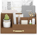 Wisuce Essentials Bamboo Desk Organizer by Unknown