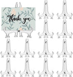 LonlyEagle 12 Pack 4 Inch Clear Plastic Easels or Stand/Plate Holders to by LonlyEagle