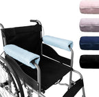 SPRING SEAON Wheelchair Armrest Covers 2 Pack Soft Memory Foam Wheelchair by SPRINGSEAON
