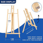 ESRICH 2pcs 17 Inch Tabletop Easels, Easel Stand - Image 2