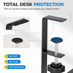 Extra Large Under Desk Cable Management, Cinati 25" Wire Organizers No Drill - Image 3