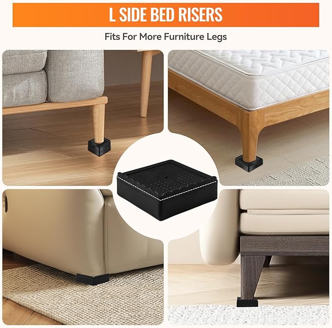 shouwuhho Furniture Risers, 16 Pack Bed Risers - Image 3